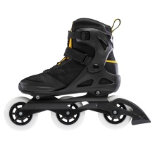 Rollerblade Inline Skates Macroblade 100 3WD (Wheels: 100mm/85A, Bearings: SG9) black/yellow Men